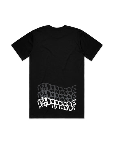 GRADIENT TAG TEE BLACK