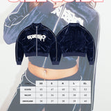 GIRLS VELOUR JACKET