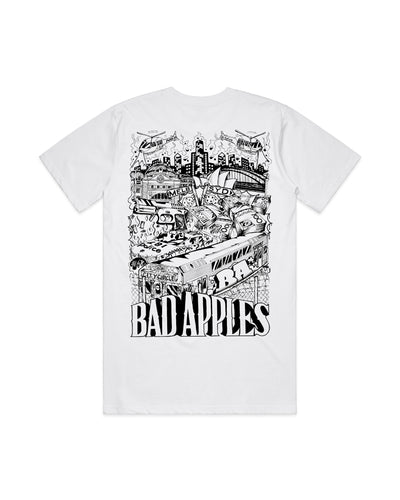 BALLPOINT TEE WHITE