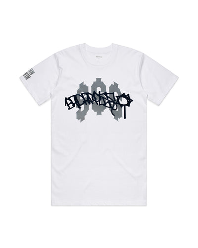 B.A. $$$ TEE WHITE