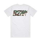 CAMO BORN2WIN TEE WHITE