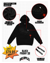 Load image into Gallery viewer, BLACK FRIDAY CIRCLE TAG HOODIE
