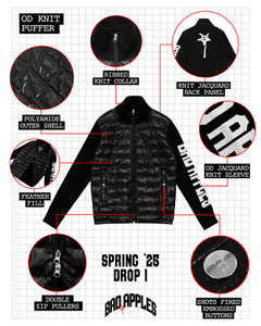 OD KNIT PUFFER