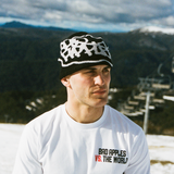 MERINO WOOL CIRCLE TAG BEANIE