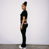 GIRLS TAG FOLD OVER PANT