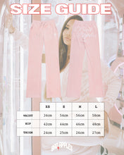 Load image into Gallery viewer, B.A. BADDIES CURSIVE VELOUR TRACKSUIT PANTS PINK