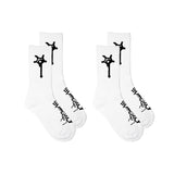 SHOT SOCKS 2 PACK WHITE